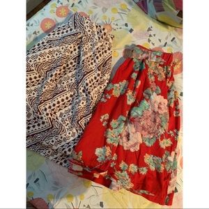 2 target xhilaration skirts size small & xs